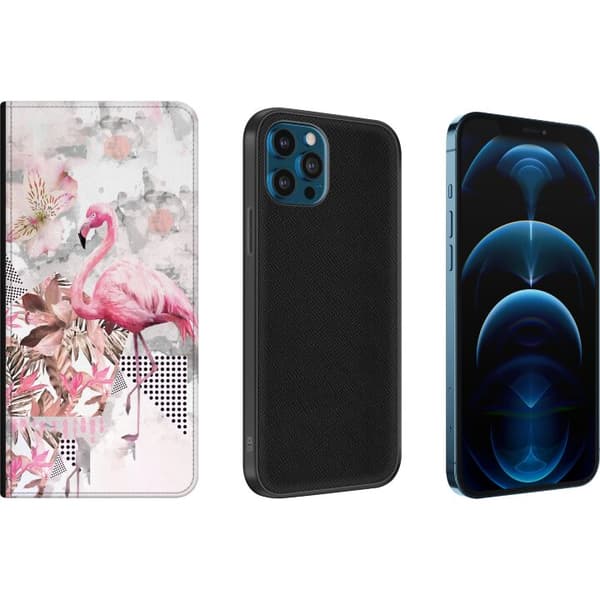Apple iPhone 12 Pro Lommeboketui Flamingo