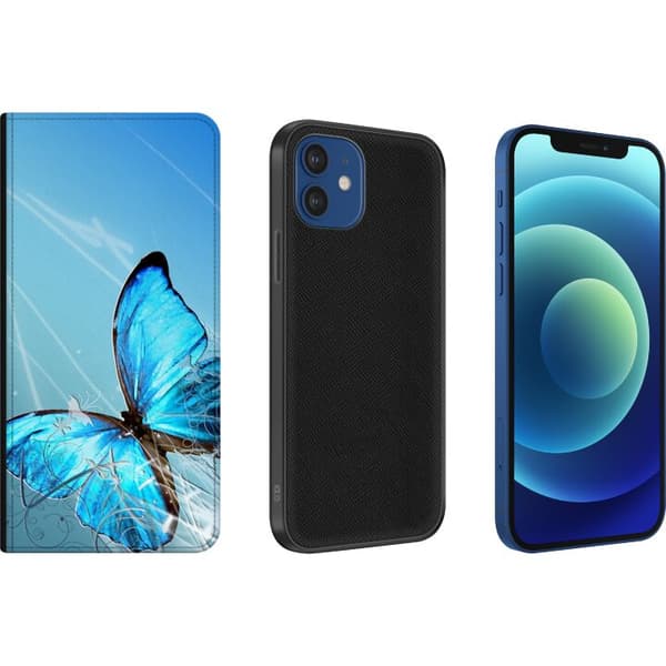 Apple iPhone 12 Plånboksfodral Fjäril