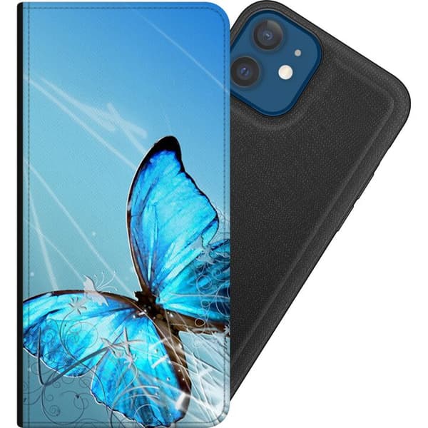 Apple iPhone 12  Plånboksfodral Fjäril
