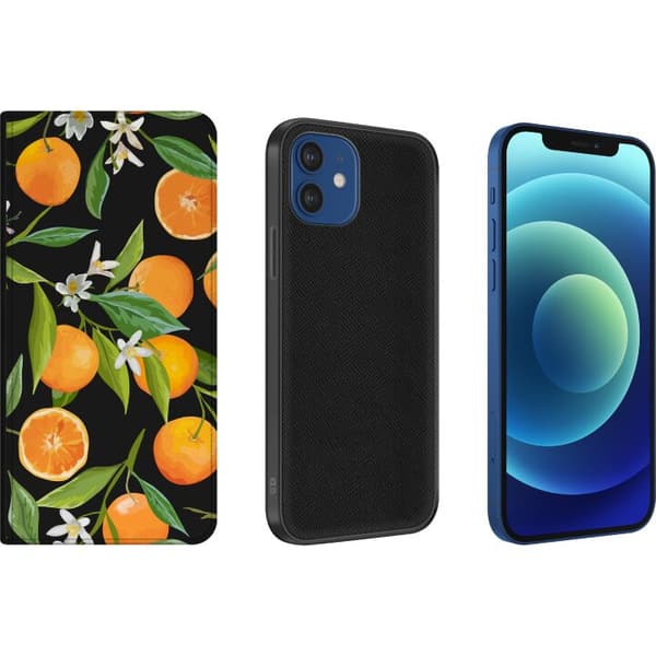 Apple iPhone 12  Tegnebogsetui Appelsinjuice