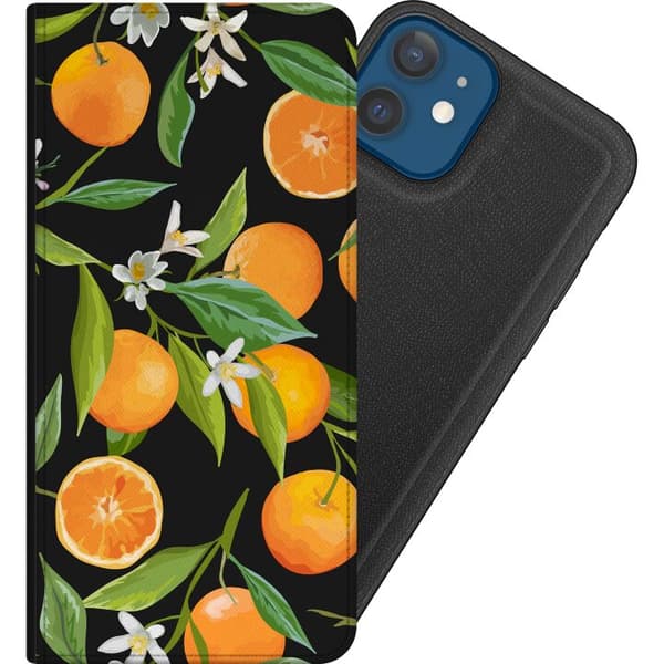 Apple iPhone 12  Tegnebogsetui Appelsinjuice
