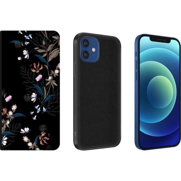 Apple iPhone 12  Lommeboketui Blomster