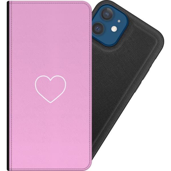 Apple iPhone 12  Lommeboketui Hjerte