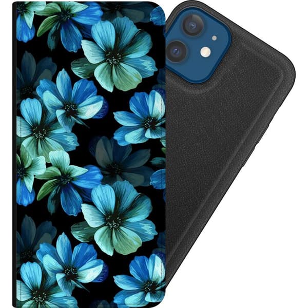 Apple iPhone 12  Tegnebogsetui Blomster