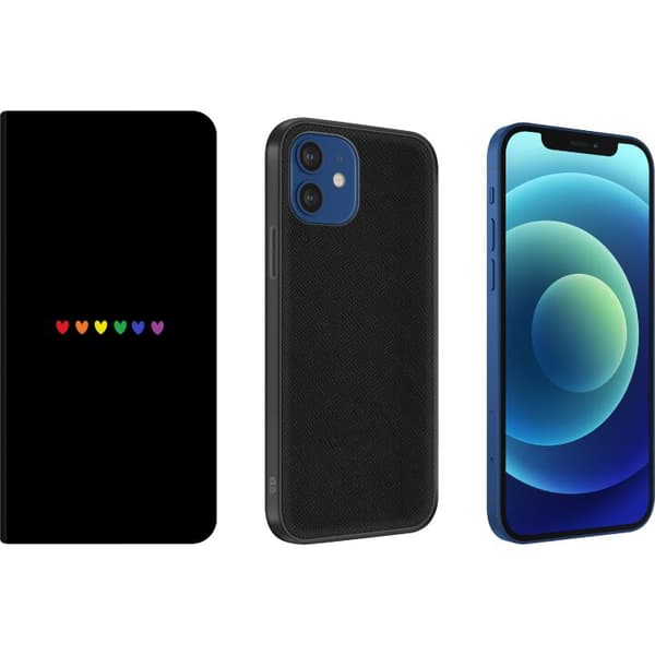 Apple iPhone 12  Lommeboketui Stolt Hjerter