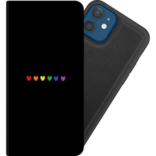 Apple iPhone 12  Lommeboketui Stolt Hjerter