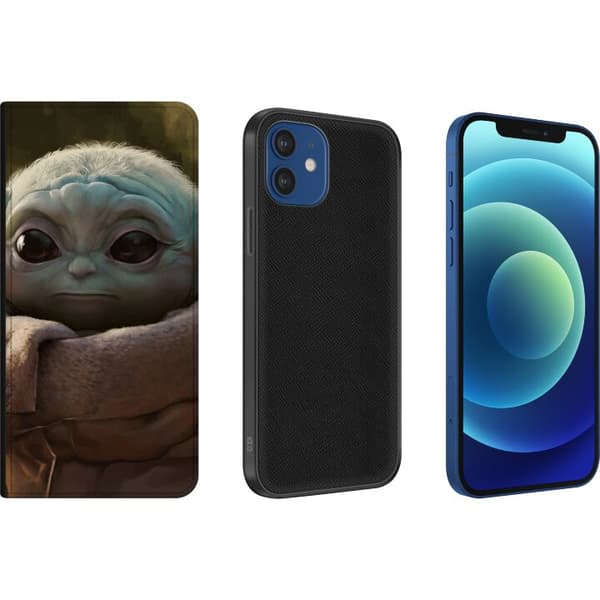 Apple iPhone 12 Lompakkokotelo Baby Yoda