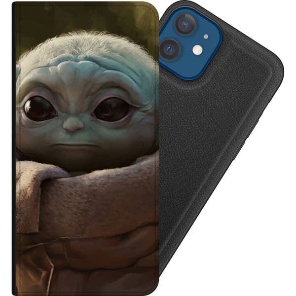 Apple iPhone 12 Lompakkokotelo Baby Yoda