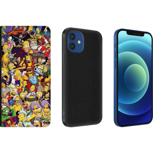 Apple iPhone 12  Lommeboketui Simpsons