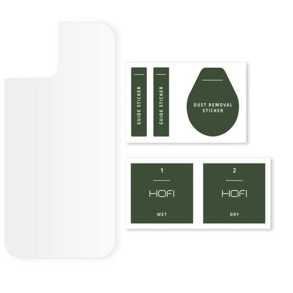 iPhone 12 Mini Hybridglas 7H Baksida Hofi