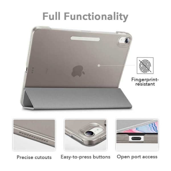 iPad Air 4 2020 / Air 5 2022 läppäkotelo ESR Ascend Trifold - musta