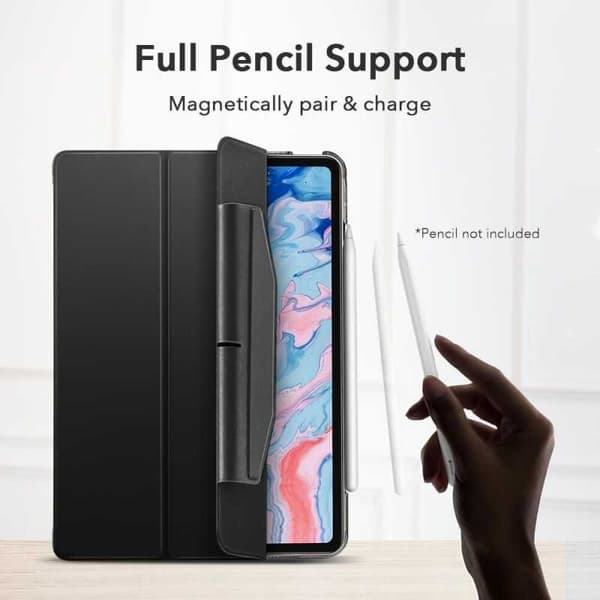 iPad Air 4 2020 / Air 5 2022 läppäkotelo ESR Ascend Trifold - musta