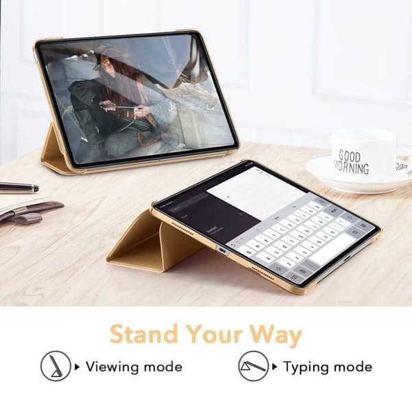 iPad Air 4 2020 / Air 5 2022 läppäkotelo ESR Ascend Trifold - musta