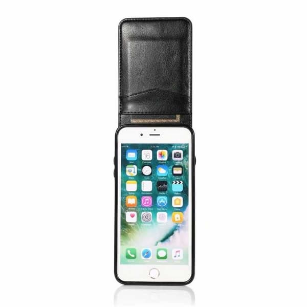 iPhone 7 Plus / 8 Plus Mobil Cover Kortholder 6-SLOT Retro V3