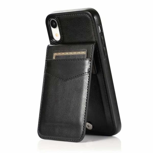 iPhone XR Mobilskal Korthållare 5-FACK Retro V3