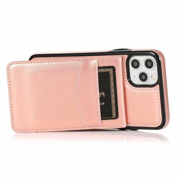 iPhone 11 Pro Mobilskal Korthållare 6-FACK Retro V3