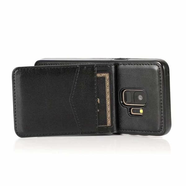 Samsung S9 Mobilskal Korthållare 4-FACK Retro V3