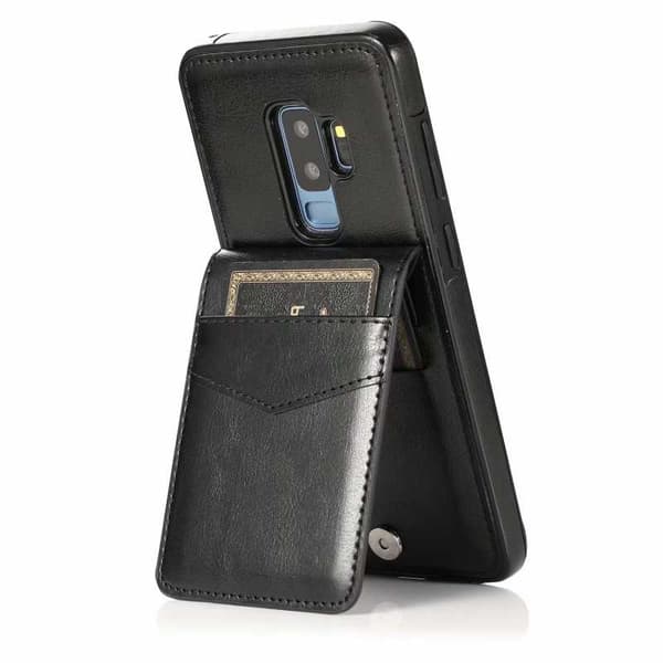 Samsung S9 Plus Mobilskal Korthållare 4-FACK Retro V3