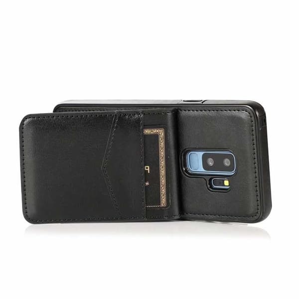 Samsung S9 Plus Mobilskal Korthållare 4-FACK Retro V3
