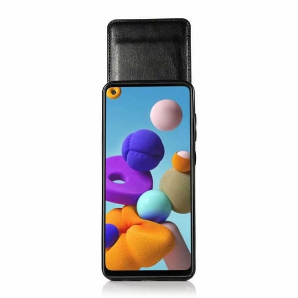 Samsung A21s Mobilskal Korthållare 5-FACK Retro V3
