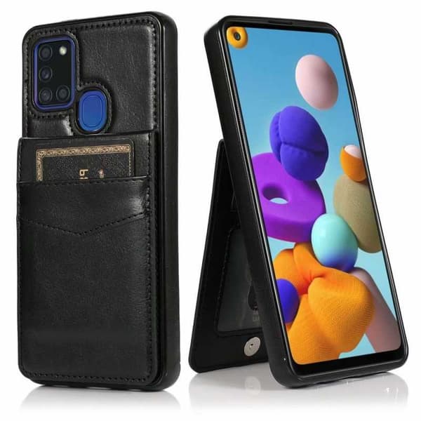 Samsung A21s Mobile Cover Card Holder 5-SLOT Retro V3
