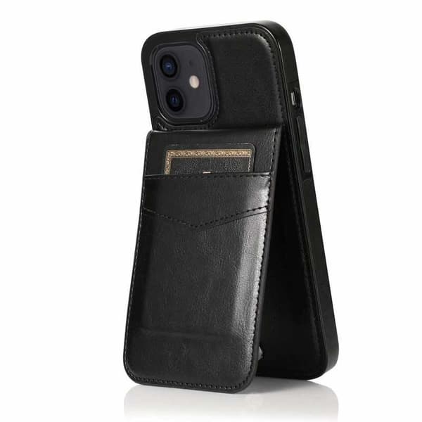 iPhone 12 Mini Mobil Cover Kortholder 6-SLOT Retro V3