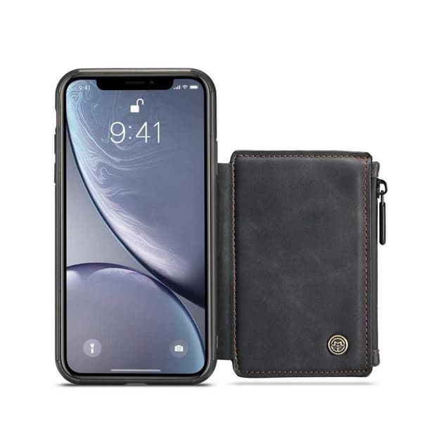 iPhone XR Skal Korthållare & Dragkedja 4-FACK CaseMe Flippr