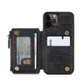 Miniatyrbillede 2 af 7: iPhone 12 Pro Cover Kortholder & Lynlås 4-RUMMES CaseMe Flippr
