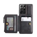 Miniatyrbillede 3 af 7: Samsung S21 Ultra Cover Kortholder & Lynlås 4-KOMPARTMENT CaseMe Flippr