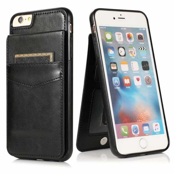 iPhone 6/6s Mobilskal Korthållare 6-FACK Retro V3