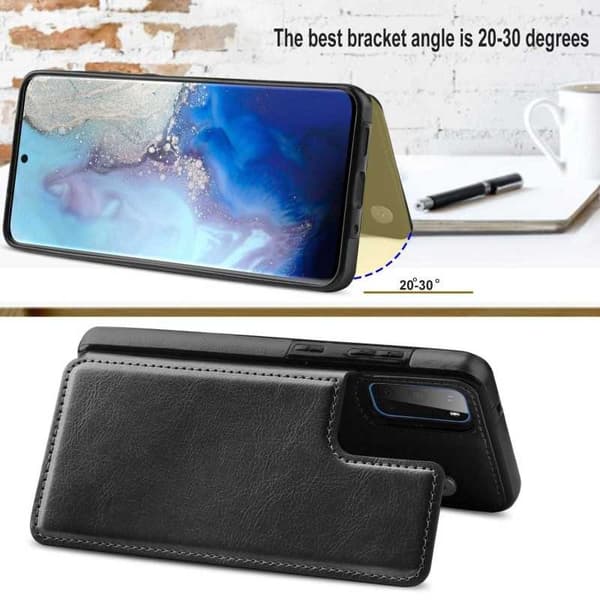 Samsung S20 FE Stöttåligt Skal Korthållare 3-FACK Flippr