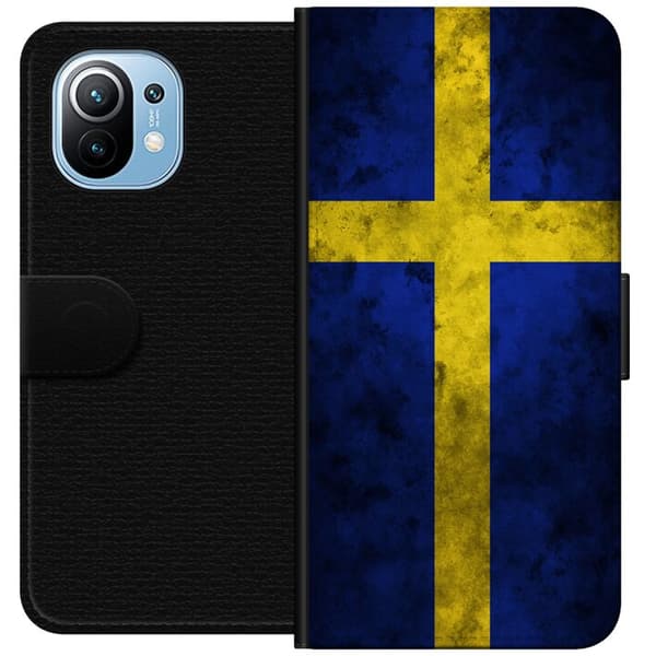 Xiaomi Mi 11 Plånboksfodral Sverige Flagga