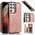 Miniatyrbillede 1 af 6: Samsung S21 Ultra Stöttåligt Skal Korthållare 3-FACK Flippr® V2