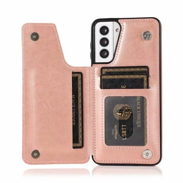 Samsung S21 Plus iskunkestävä kotelo, 3-taskuinen Flippr V2