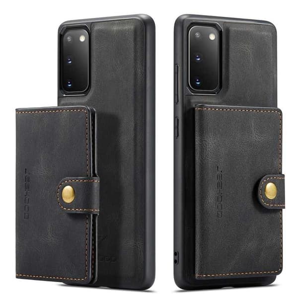 Samsung S20 stødsikkert cover med magnetisk kortholder JeeHood