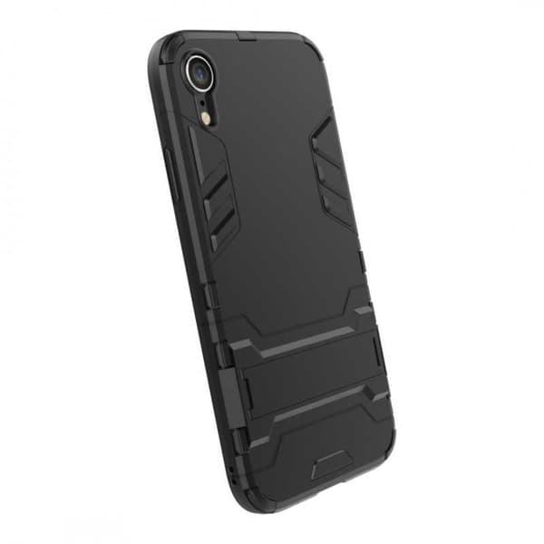 iPhone XR iskunkestävä kotelo jalustalla ThinArmor