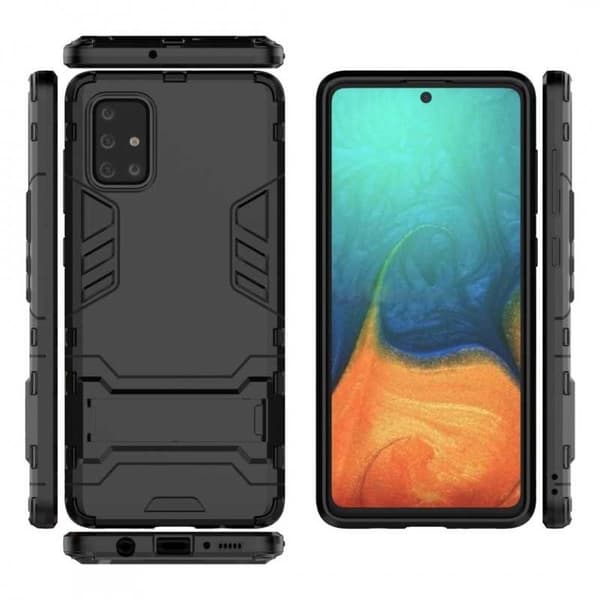 Samsung A71 Stødsikkert cover med tynd armering
