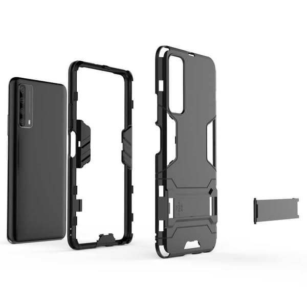 Huawei P Smart 2021 iskunkestävä kotelo, jossa Kickstand ThinArmor