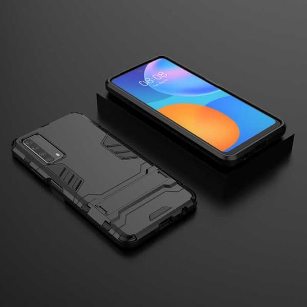 Huawei P Smart 2021 iskunkestävä kotelo, jossa Kickstand ThinArmor