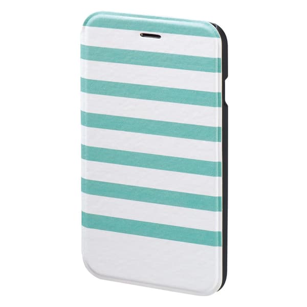HAMA Plånboksväska DesignLine iPhone6/6S Stripe Grön/Vit