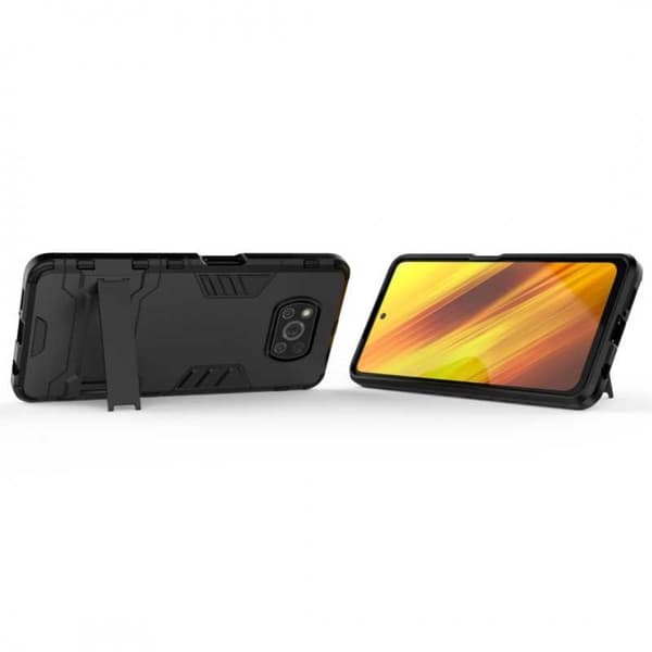 Xiaomi Poco X3 NFC stødsikkert dæksel med tynd armering