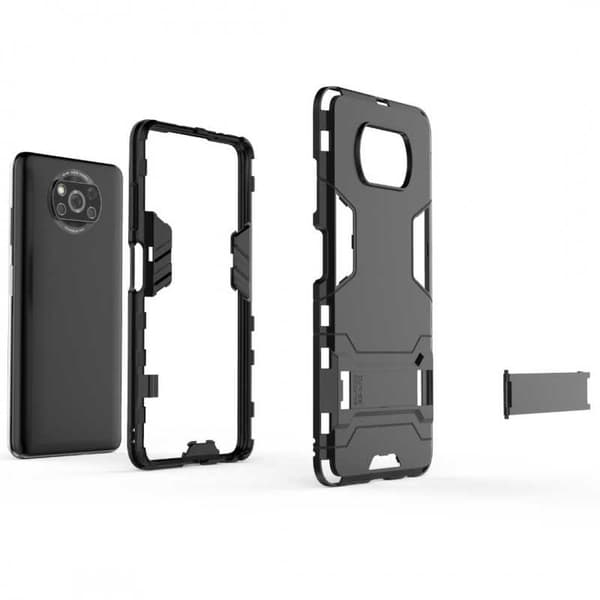 Xiaomi Poco X3 NFC stødsikkert dæksel med tynd armering