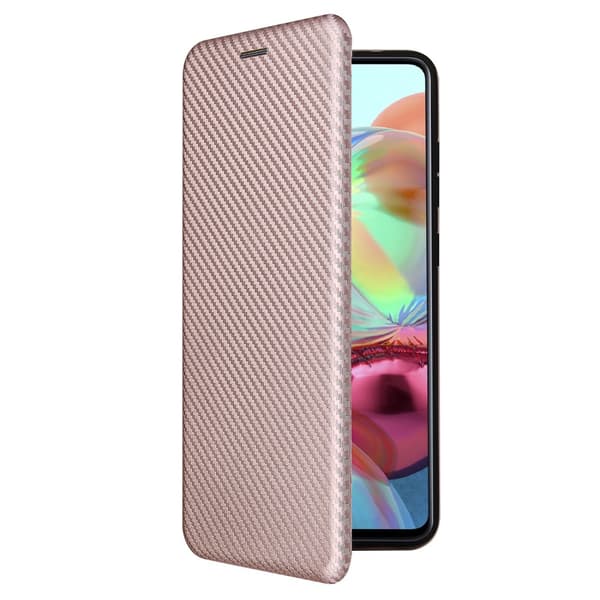 Samsung Galaxy A72 Kotelo Hiilikuiturakenne Ruusukulta