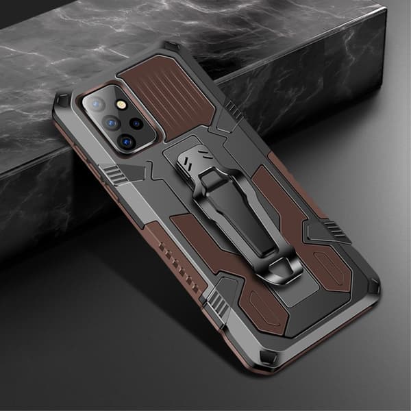 Samsung Galaxy A72 Kuori Vyön solki Kahvi