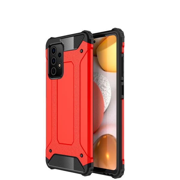 Samsung Galaxy A72 Kuori Armor Punainen