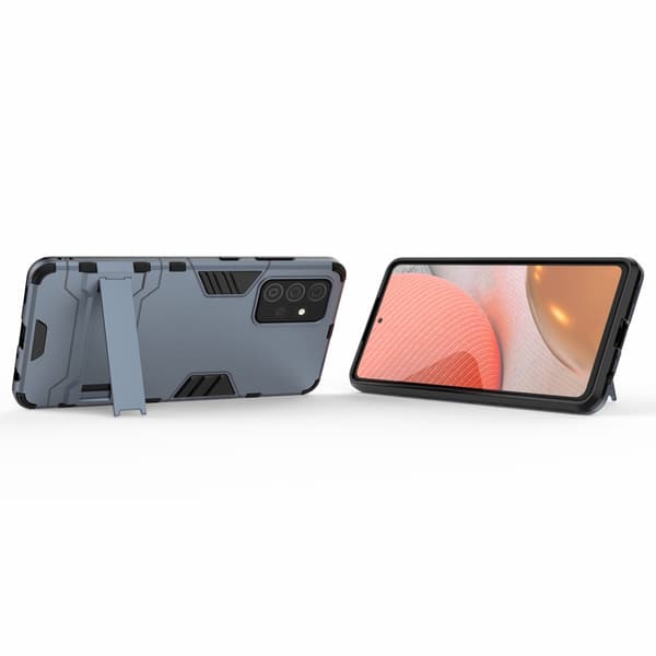 Samsung Galaxy A72 Skal Armor Stativfunktion Blå