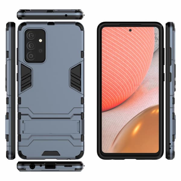 Samsung Galaxy A72 Skal Armor Stativfunktion Blå