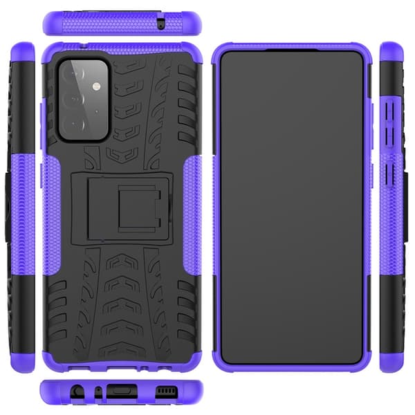 Samsung Galaxy A72 Kuori Rengaskuvio Telinetoiminto Violetti