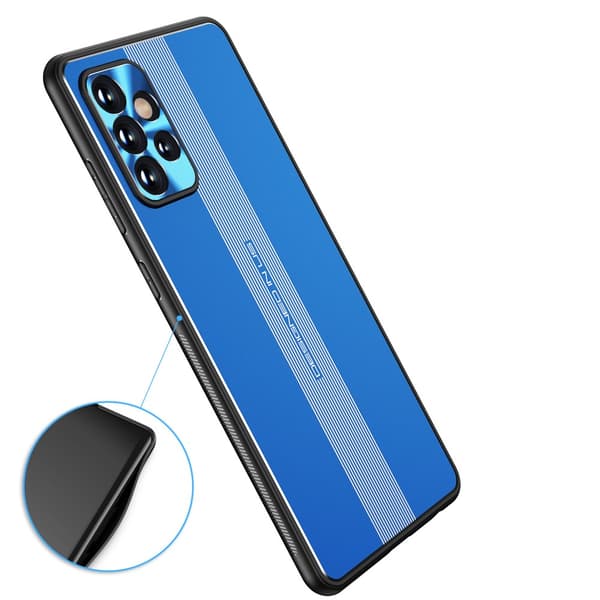 Samsung Galaxy A72 Kuori Metallilautanen Sininen