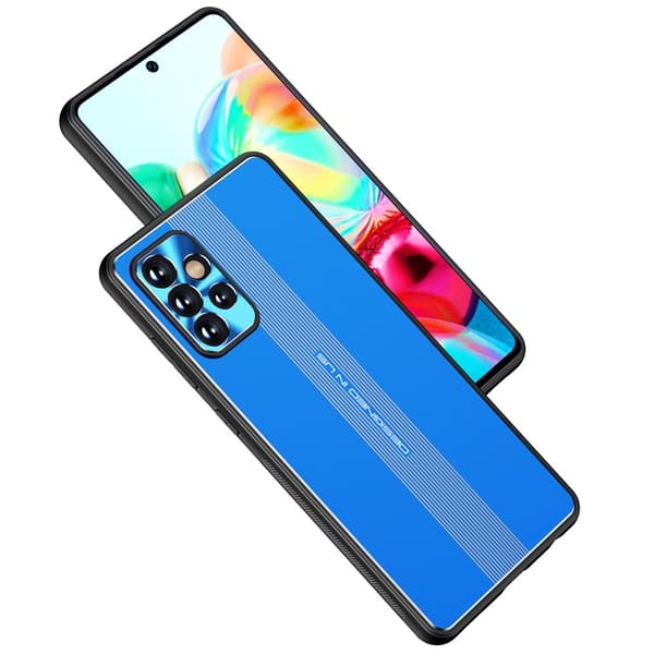 Samsung Galaxy A72 Kuori Metallilautanen Sininen